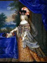 Maria Theresia von Spanien (Tempera auf Papier)