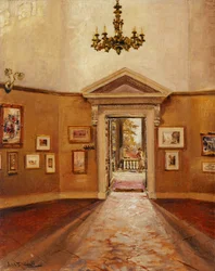 Das Oktogon nach Osten blickend, Chiswick House
