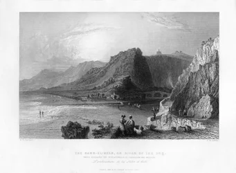 Der Nahr-El-Kelb Hundefluss, Libanon, 1841