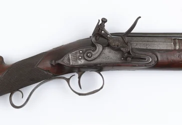 Donnerbüchse mit Federbajonett, ausgegeben an irische Freiwillige, ca. 1815