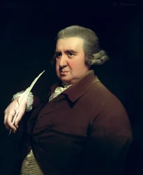 Porträt von Dr. Erasmus Darwin (1731-1802), Wissenschaftler, Erfinder und Dichter, Großvater von Charles Darwin