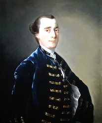 Porträt von Sampson Copestake (gest. 1781) aus Kirk Langley