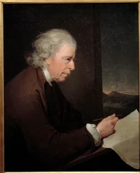Porträt des Uhrmachers, Geologen und Physikers John Whitehurst (1713-1788)