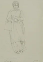 Junges Mädchen mit Milchkännchen, 1831