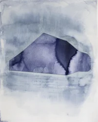 Abstrakte Blaue Geometrie