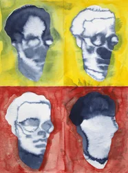 Ausdrucksstarke Aquarellköpfe