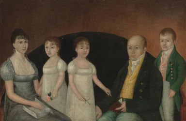 Familiengruppe, um 1800