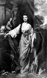 Anne Hussey Stanhope geb. Delaval, später Morris, Lady Stanhope, graviert von James Watson