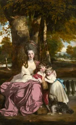 Lady Elizabeth Delme und ihre Kinder
