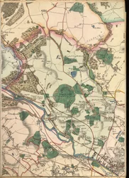 B3, Detail (Karte von zehn Meilen um Leeds)