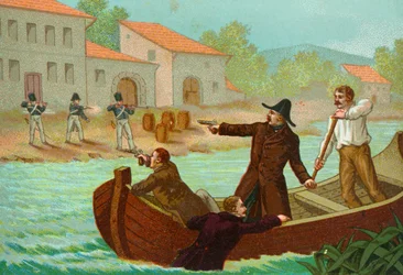 Proskription im Süden 1815 (Illustration)