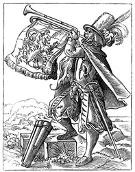 Militärtrompeter, 16. Jahrhundert, 1849