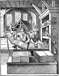 Die Druckerwerkstatt, 1568
