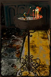 Andachtskerzen, aus der Serie Kirche des Heiligen Grabes, 2016