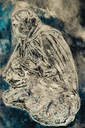 Diener in der Krippe (Abend)