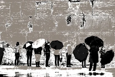 Die Frauenseite, aus der Serie Dienstag an der Klagemauer