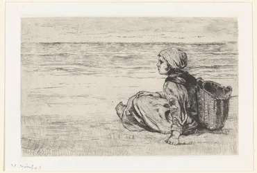 Mädchen am Meer