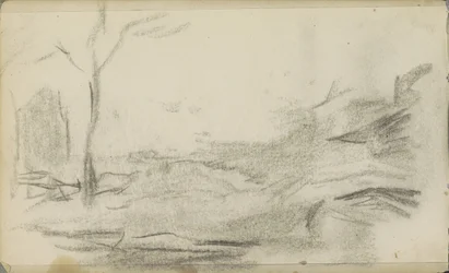 Landschaft mit einem Baum