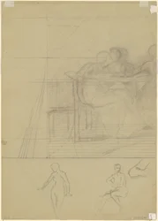 Studien von Figuren [verso]