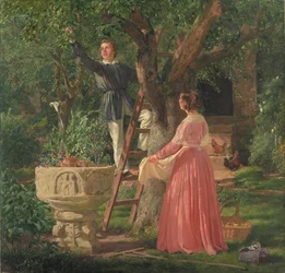 Das alte Taufbecken im Garten