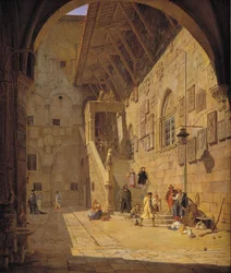 Der Innenhof des Palazzo del Bargello. Florenz