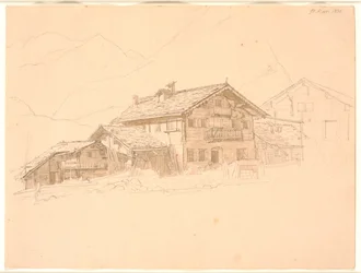 Bauernhaus in Tirol. St. Mari