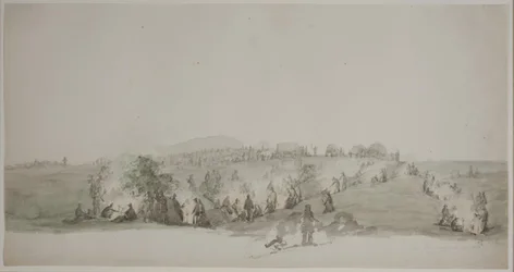 Bei Flensburg. Biwak