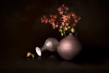 Dramatisches Herbststillleben