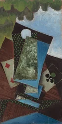 Ass der Kreuz und Vier der Karo