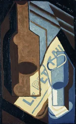 Flasche und Glas, 1921