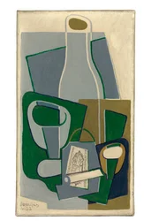 Pfeife und Tabakpaket, 1922