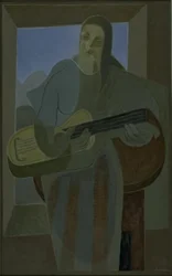 Die Gitarrenspielerin