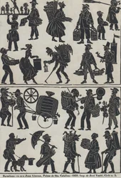 Blatt 3 der Figuren für chinesische Schattenspiele, 1859
