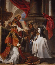 Die Kommunion der heiligen Teresa