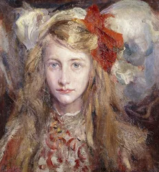 Porträt der Tochter des Künstlers, Pippi