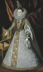 Porträt von Margarita von Österreich, 1584-1611, 1606