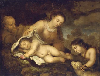 Die Heilige Familie mit dem kleinen Johannes dem Täufer