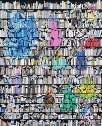 Bunte Buchkleider