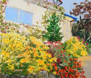 Lebendiges Gartenhaus