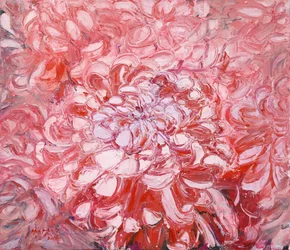 Lebendige rosa Blüte