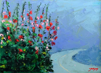 Windende Straßenblumen