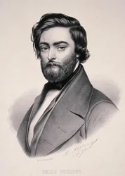 Porträt von Emile Prudent (1817-63) graviert von Marie Alophe (1812-83)