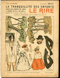 Titelblatt von „The Laughter“, Nummer 78, Satirisch in Farben