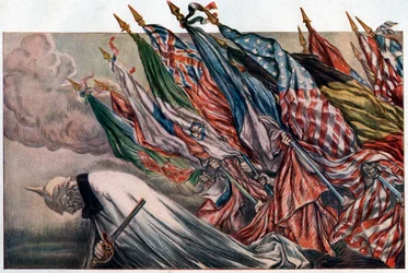 Plakat für den 4. Kredit der Nationalen Verteidigung 1918