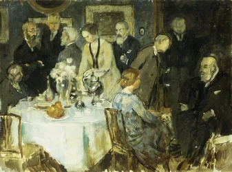 Figuren in einem Innenraum