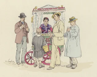 Limonadenverkäufer auf dem Jahrmarkt
