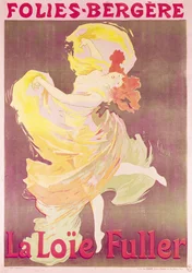 Plakatwerbung für Loie Fuller (1862-1928) im Folies Bergère
