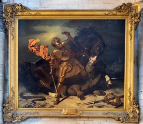 Sankt Georg tötet den Drachen