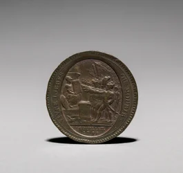 Medaille: Fünf Sols, herausgegeben von den Monneron-Brüdern, Paris, 1792, Vorderseite