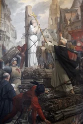Johanna von Orléans auf dem Scheiterhaufen